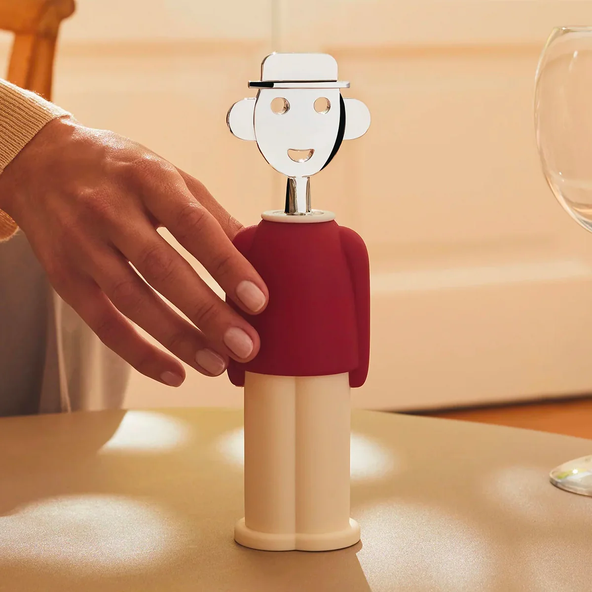 Alessi Alessandro M Corkscrew Red - Image 2