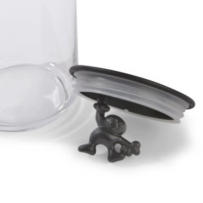 Alessi Gianni Glass Box in Black 140cl - Image 3