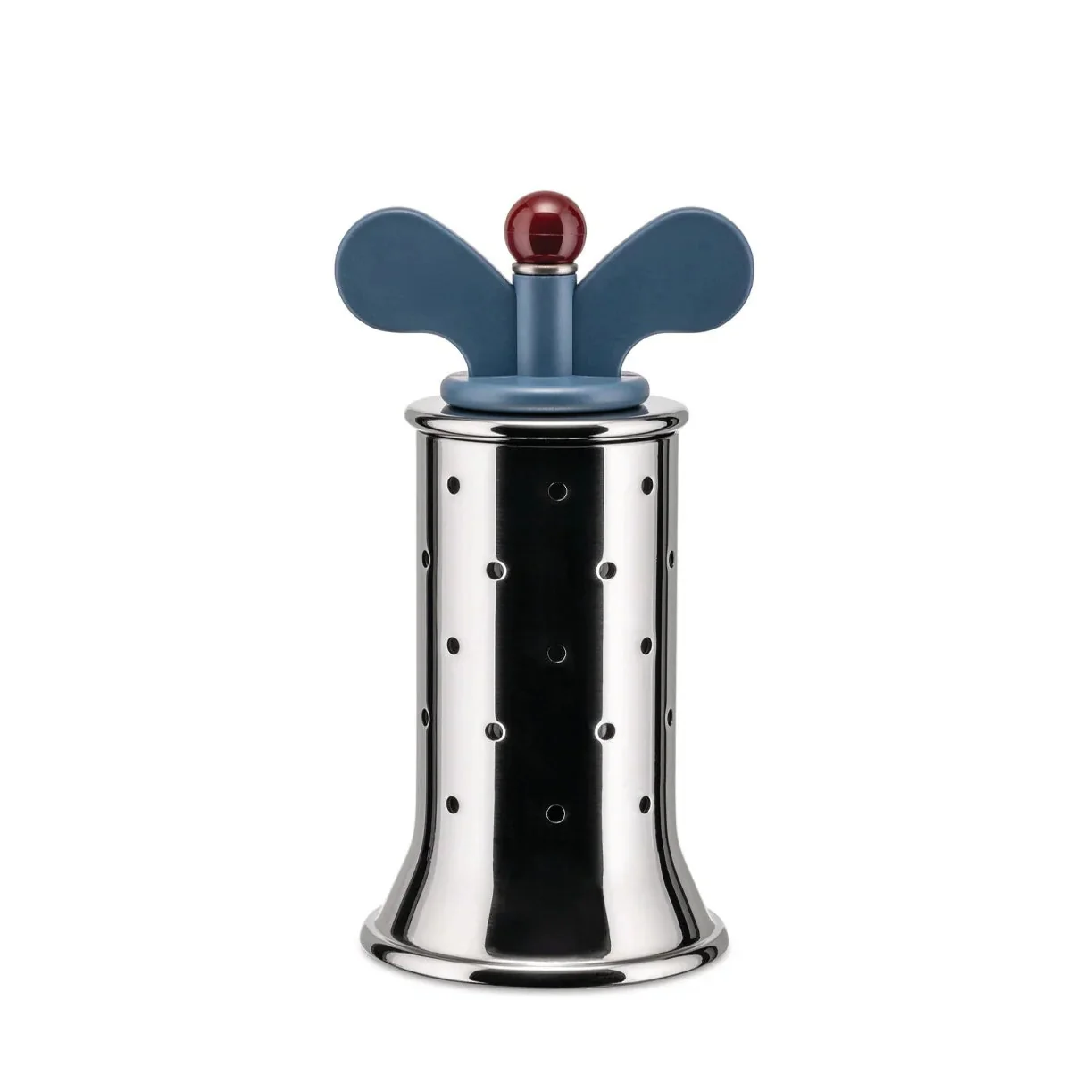 Alessi Michael Graves Stainless Steel Pepper Mill Blue