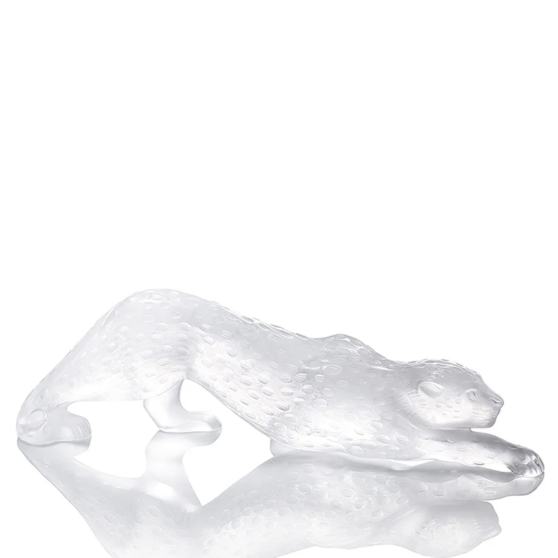 Lalique Zeila Panther Sculpture Large Size, Clear