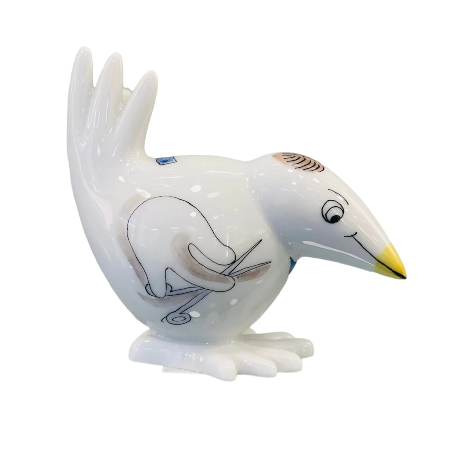 Meissen Figurine Fun Bird Hairdresser - Image 2