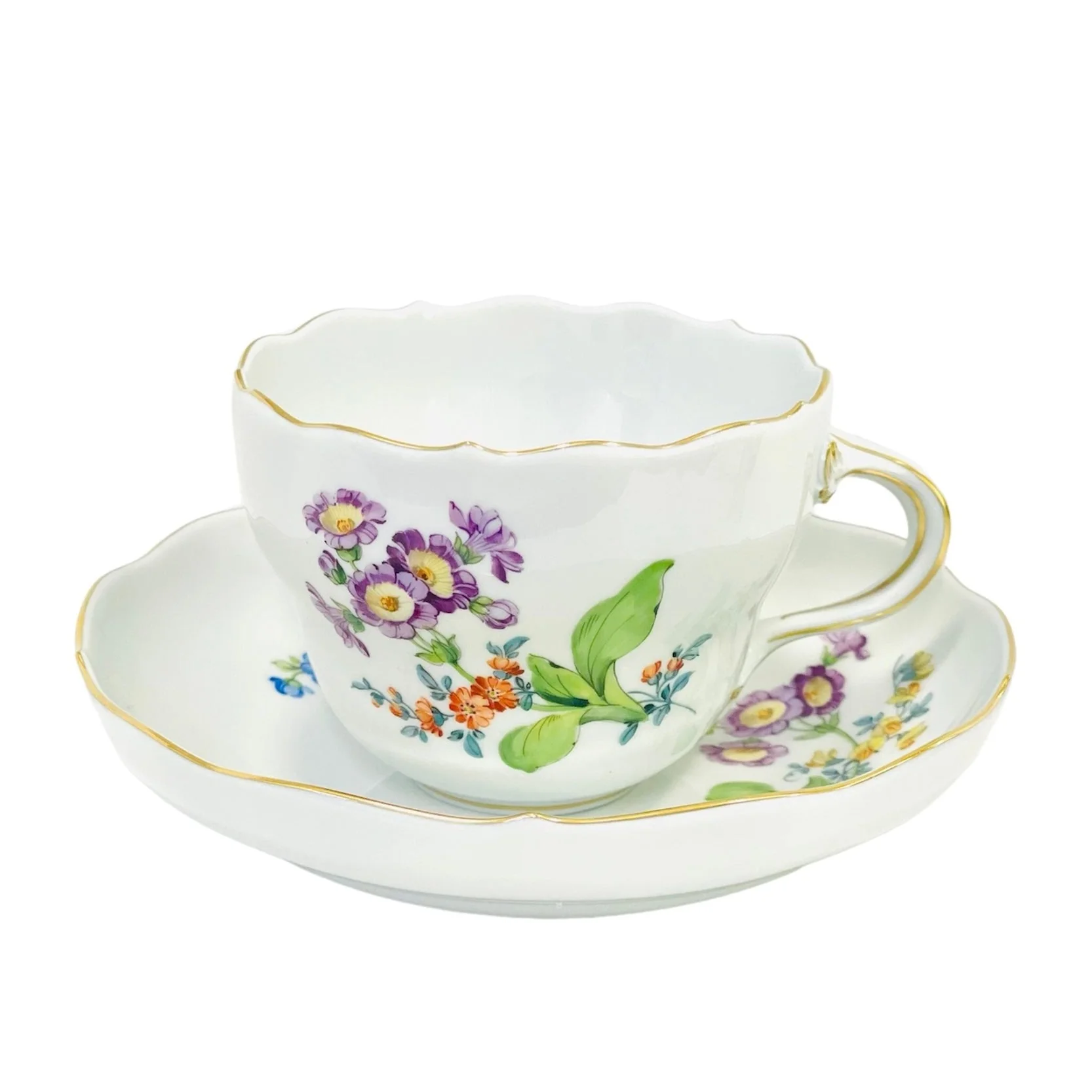 Meissen Neuer Ausschnitt Coffee Cup & Saucer - Image 7
