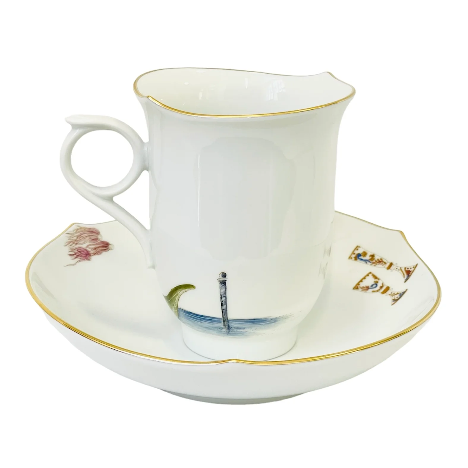 Meissen Venetian Journey Coffee Cup & Saucer, 6 Motifs - Image 8