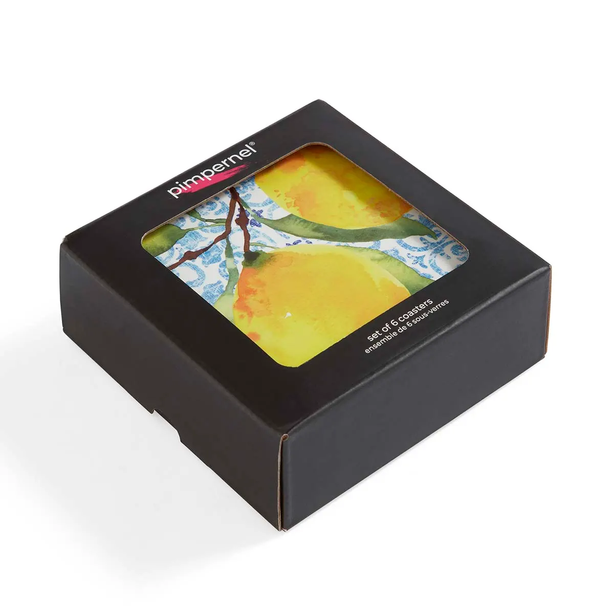 Pimpernel Amalfi Lemons Coasters Set of 6 - Image 3