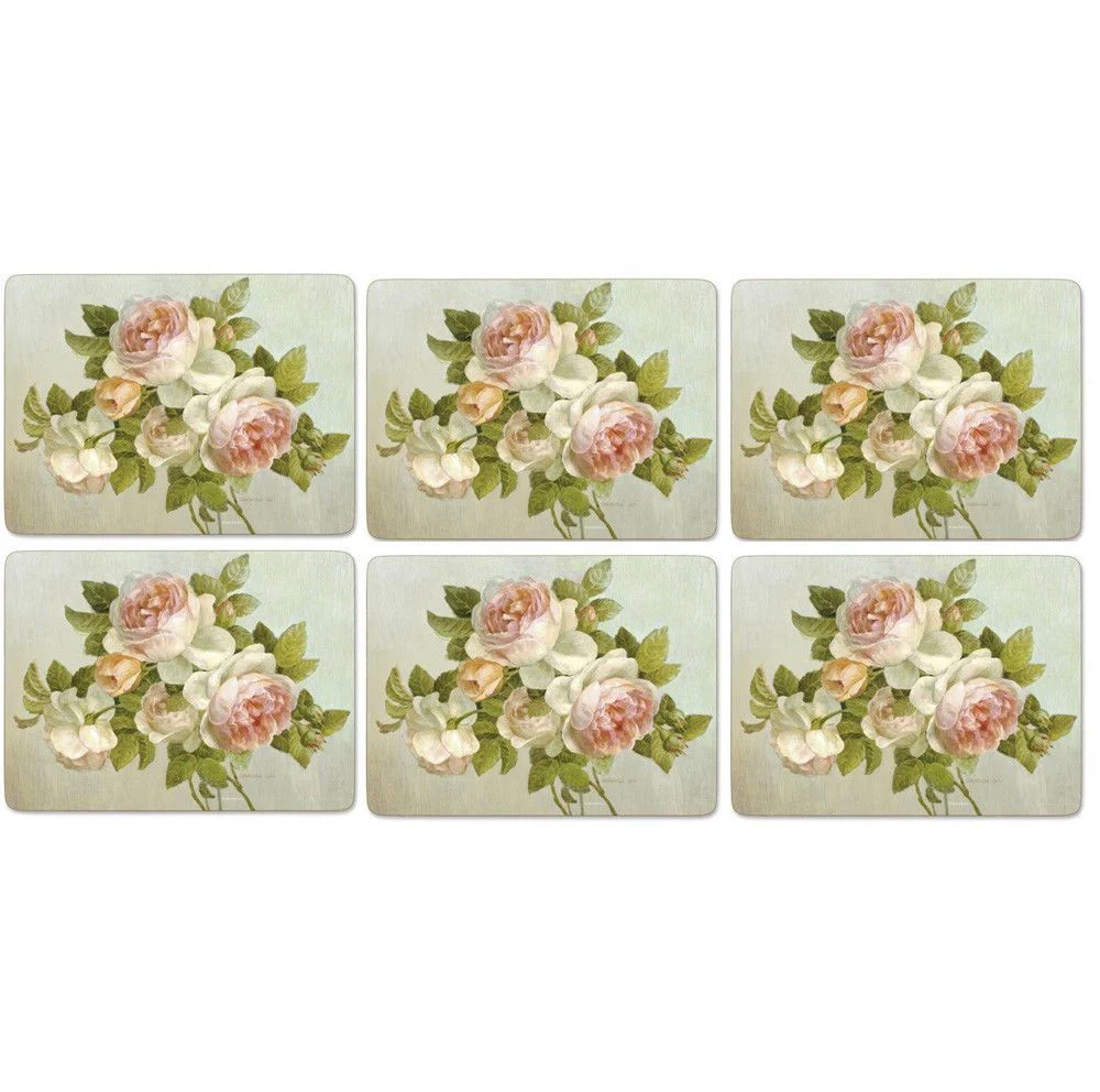 Pimpernel Antique Roses Placemats Set of 6