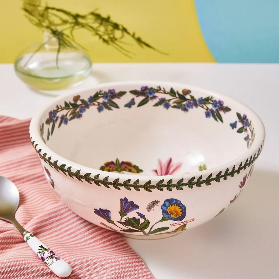 Portmeirion Botanic Garden Salad Bowl Azalea 28cm - Image 2