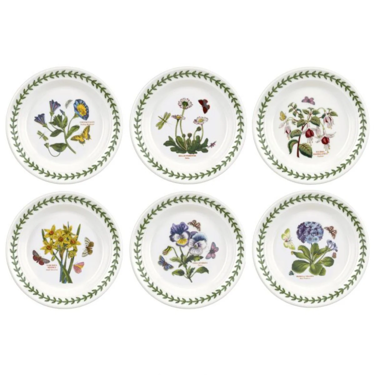 Portmeirion Botanic Garden Side Plate 16.5cm Set of 6