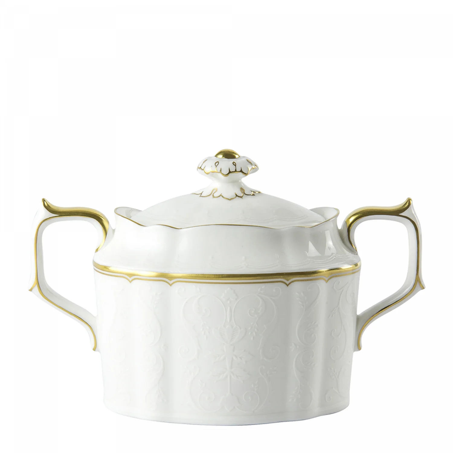 Royal Crown Derby Darley Abbey Pure Gold Covered Sugar L/S
