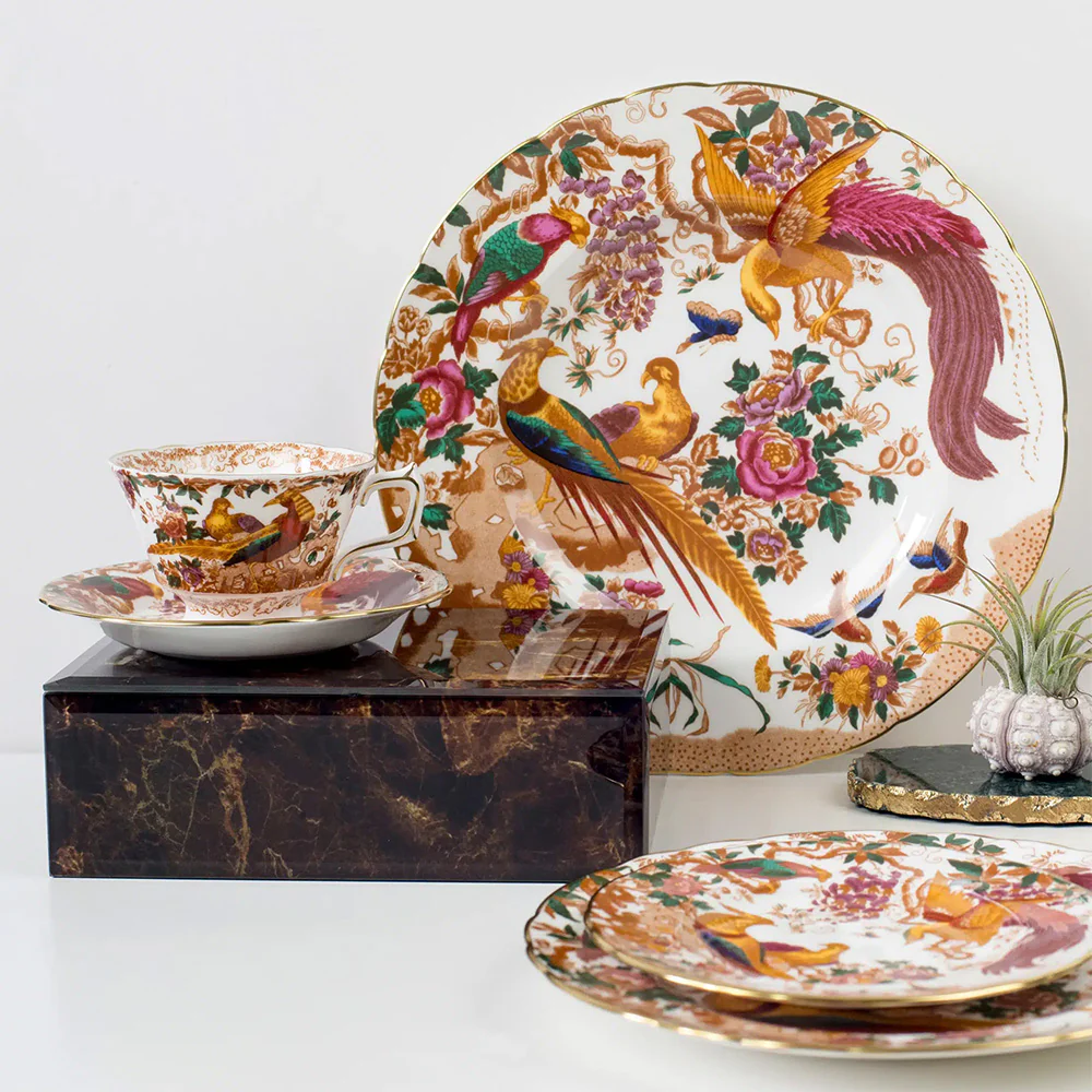 Royal Crown Derby Olde Aves Plate (8.5in/21.5cm) - Image 2