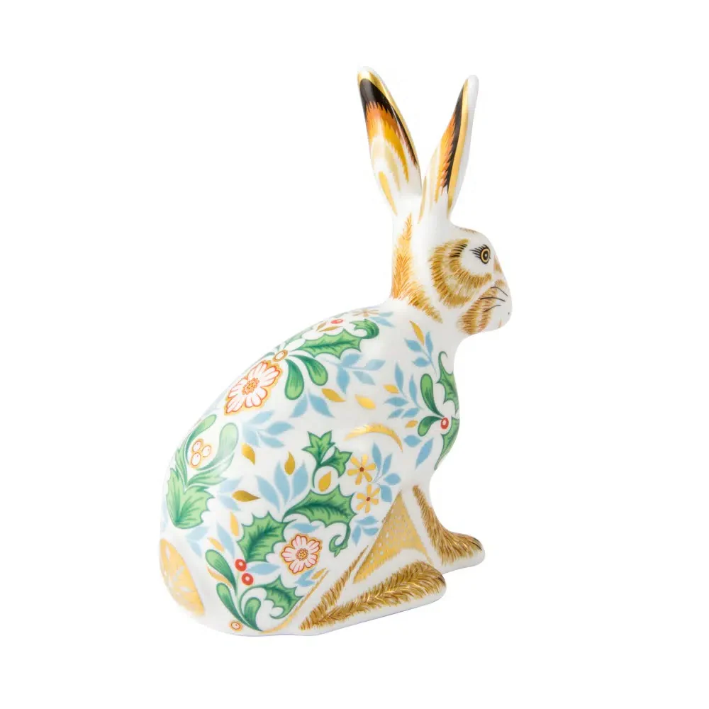 Royal Crown Derby Winter Hare Paperweight - Image 4
