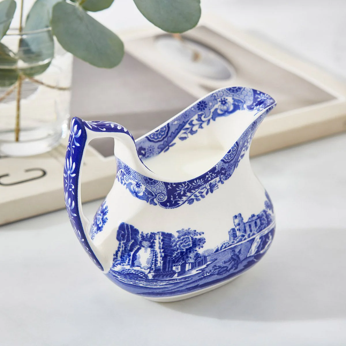 Spode Blue Italian Cream Jug - Image 2