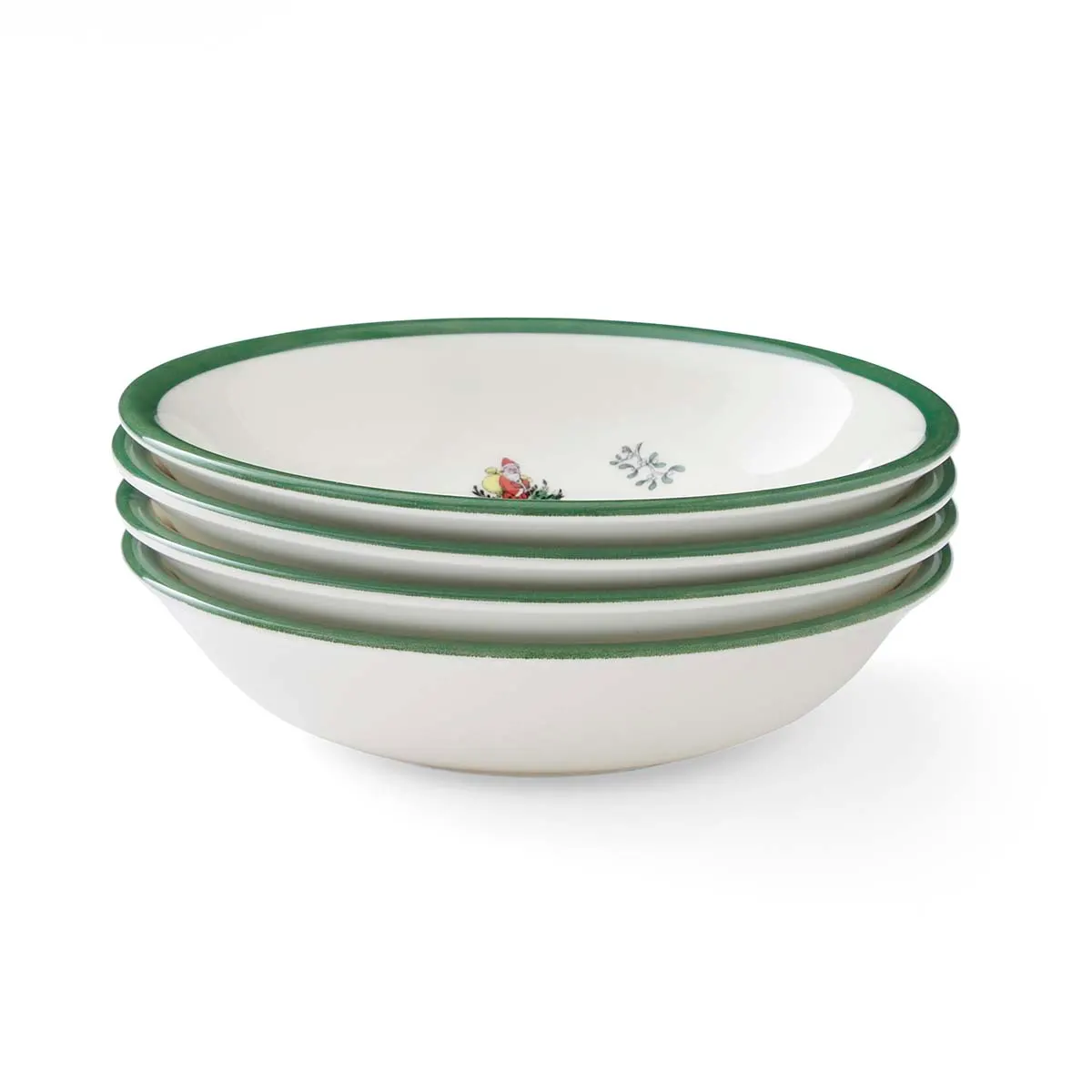 Spode Christmas Tree Cereal Bowl 15cm, Set of 4