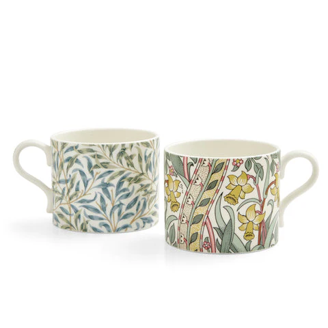 Spode Morris & Co Mugs - Daffodil & Willow Bough, Set of 2 - Image 3