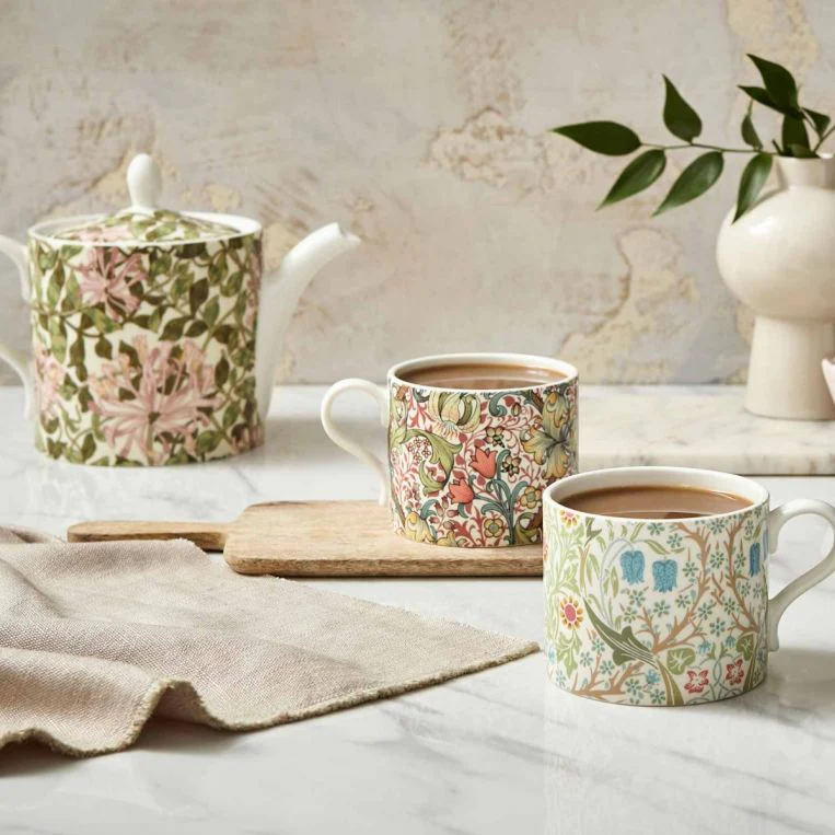 Spode Morris & Co Tea for Two - Teapot and Mugs Set - Image 2