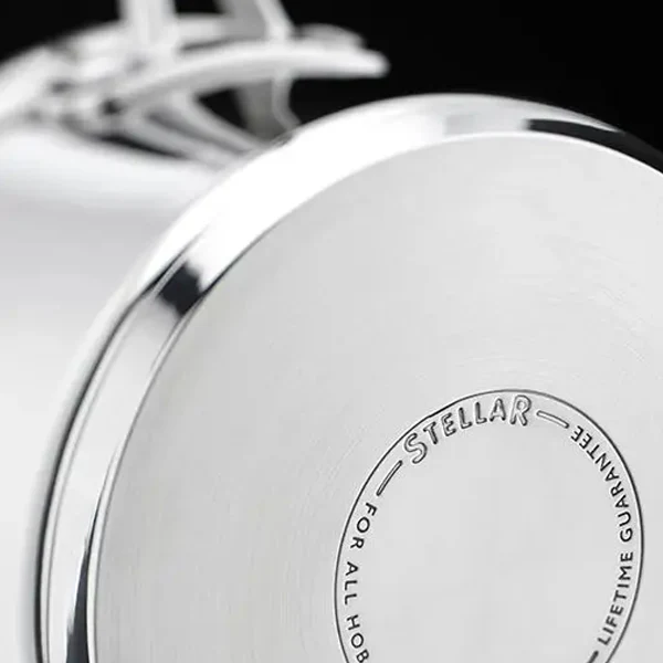Stellar 7000 5 Piece Draining Saucepan Set, Non-Stick - Image 9