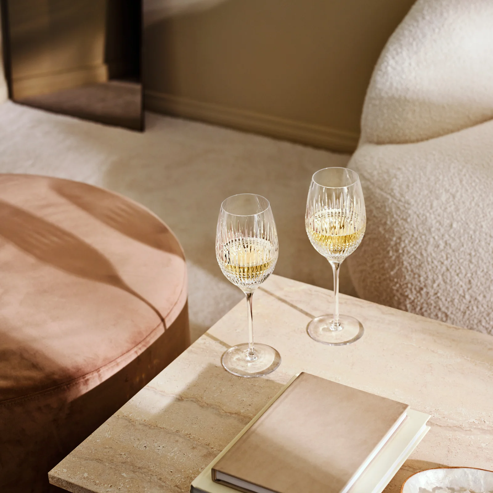 Waterford Crystal Lismore Diamond White Wine, Set of 2 - Image 4