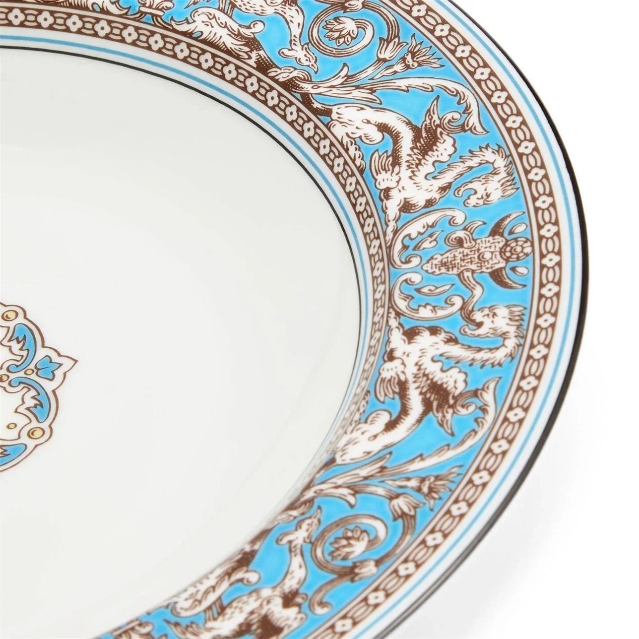 Wedgwood Florentine Turquoise Rim Soup 23cm - Image 2