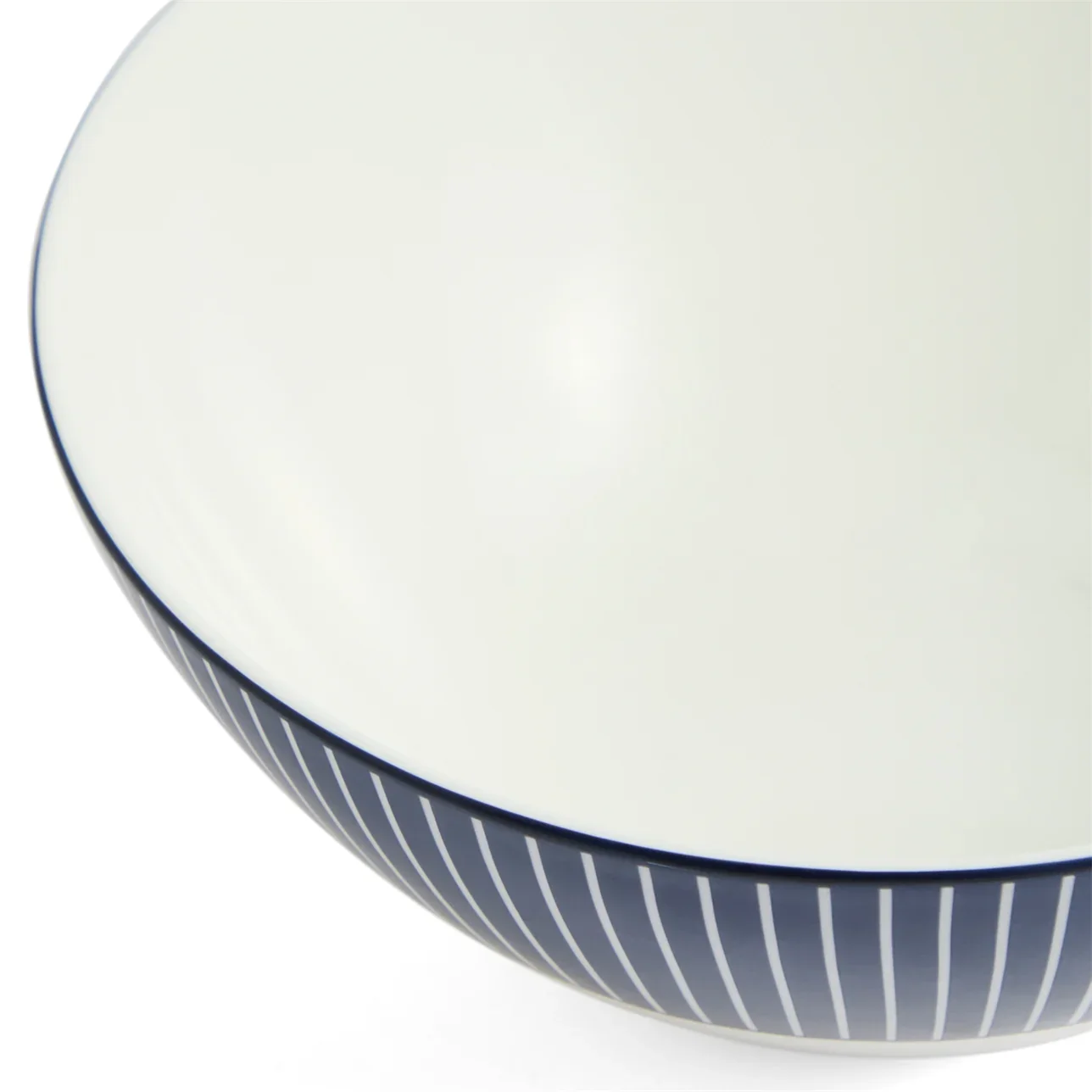 Wedgwood Gio Pinstripe Cereal Bowl Blue - Image 5