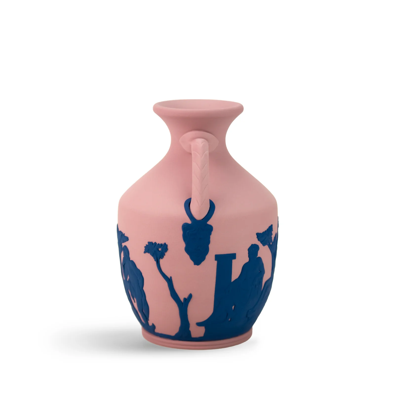 Wedgwood Iconic Portland Jasper Small Vase, Pink/Saxon - Image 4