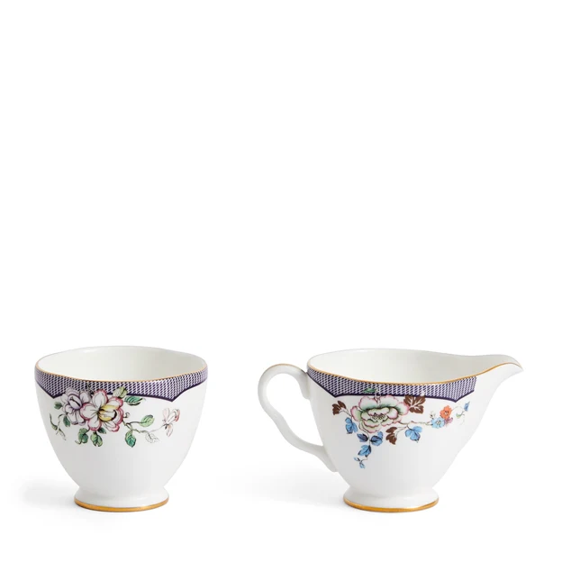Wedgwood Fortune Sugar & Creamer - Image 3